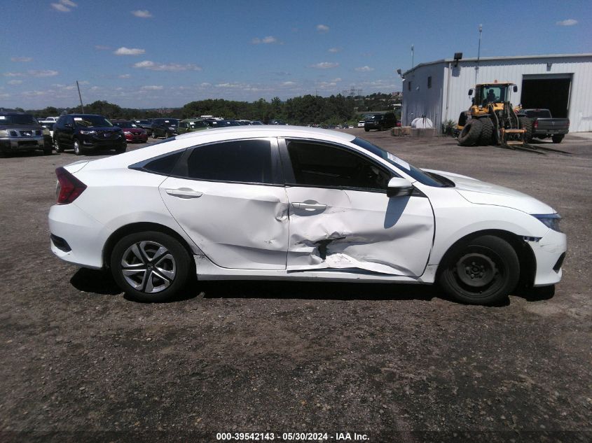 2018 Honda Civic Lx VIN: 19XFC2F50JE205522 Lot: 39542143