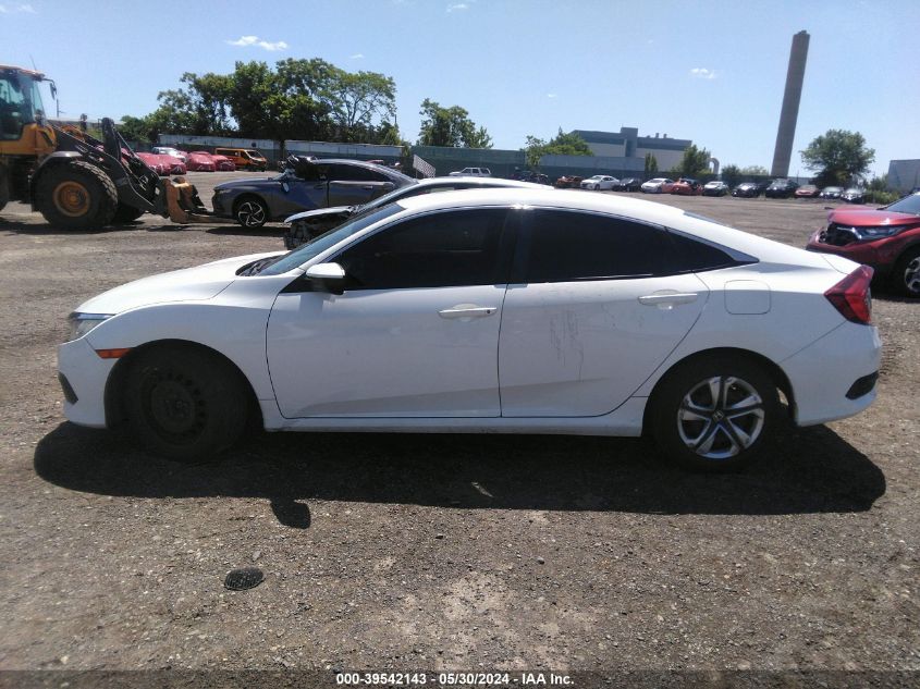 2018 Honda Civic Lx VIN: 19XFC2F50JE205522 Lot: 39542143