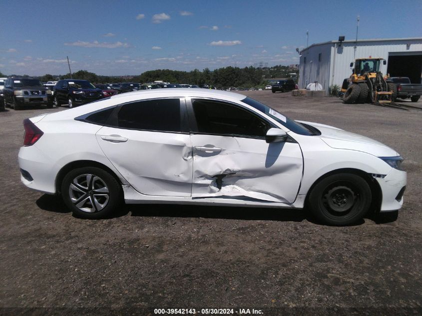 2018 Honda Civic Lx VIN: 19XFC2F50JE205522 Lot: 39542143