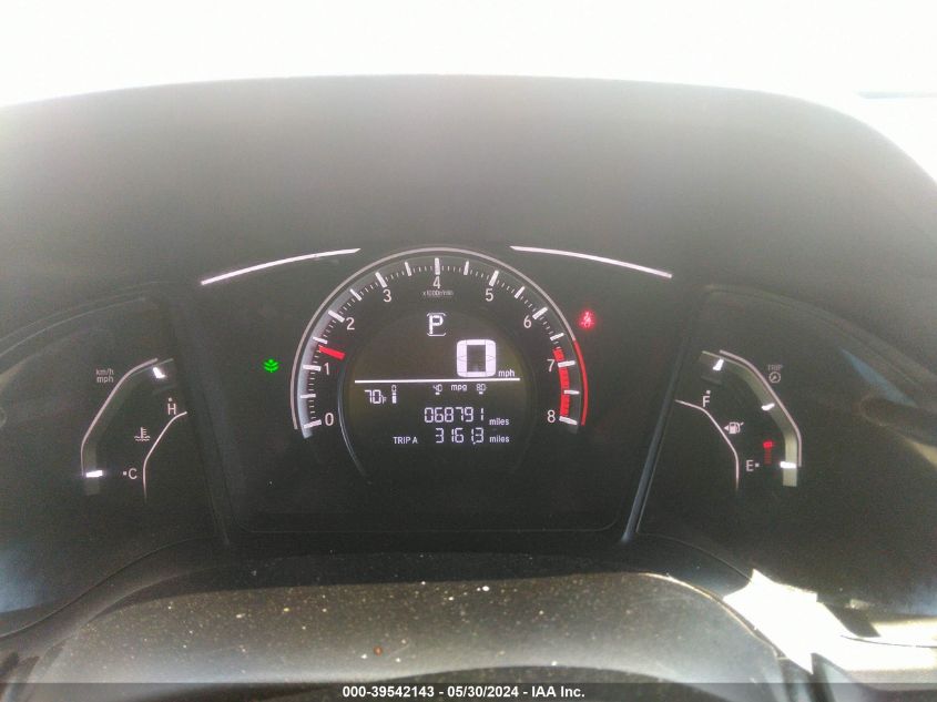 2018 Honda Civic Lx VIN: 19XFC2F50JE205522 Lot: 39542143