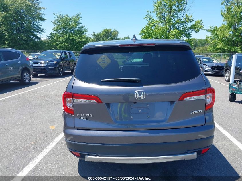 2019 Honda Pilot Ex-L VIN: 5FNYF6H5XKB018725 Lot: 39542157