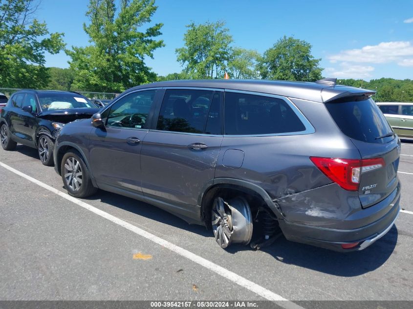 5FNYF6H5XKB018725 2019 Honda Pilot Ex-L