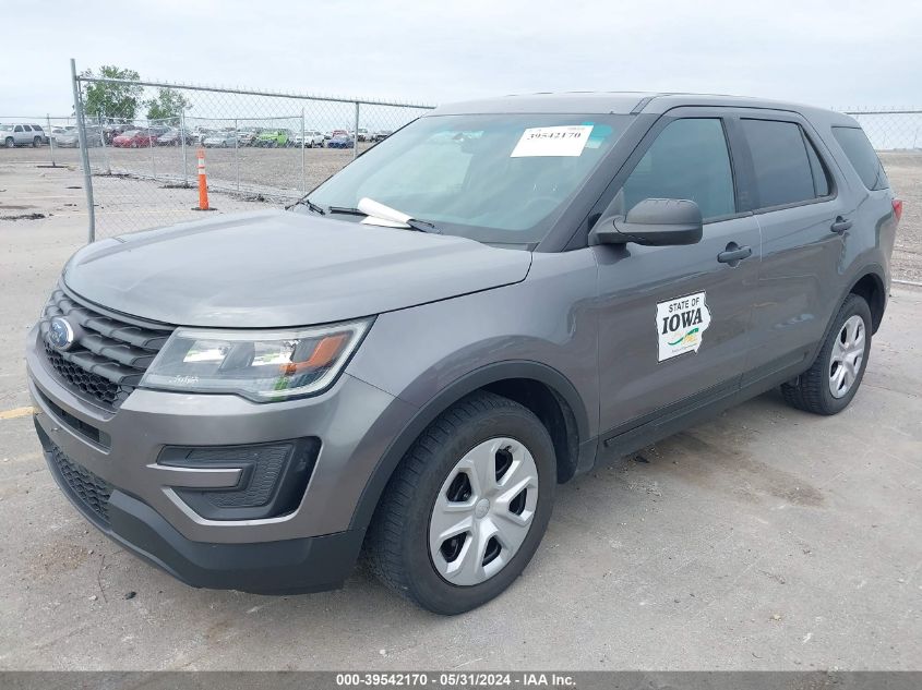 2016 Ford Explorer Police Interceptor VIN: 1FM5K8AR8GGC93431 Lot: 39542170