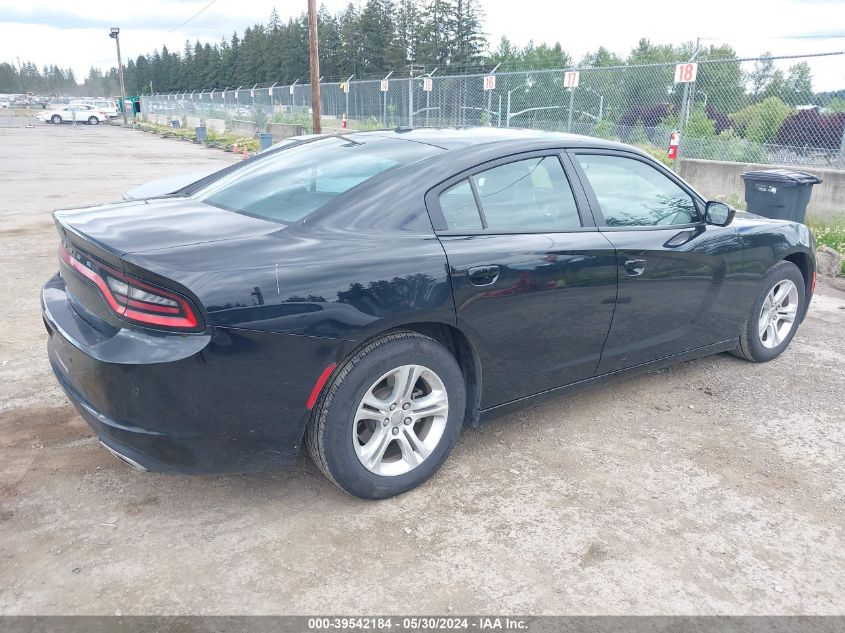 2022 Dodge Charger Sxt Rwd VIN: 2C3CDXBG8NH157223 Lot: 39542184