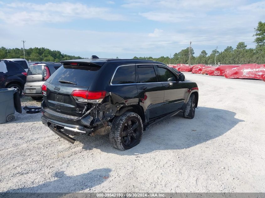 2016 Jeep Grand Cherokee Overland VIN: 1C4RJFCG6GC404431 Lot: 39542193