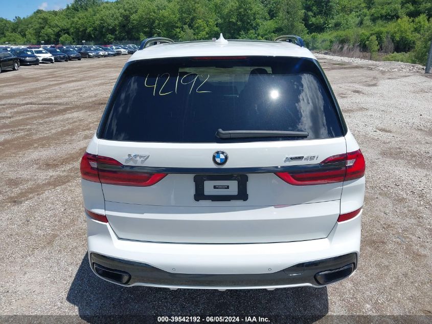 2020 BMW X7 xDrive40I VIN: 5UXCW2C04L9A00748 Lot: 39542192