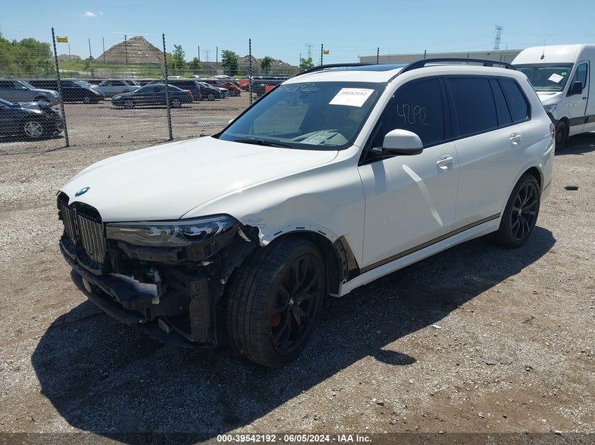 2020 BMW X7 xDrive40I VIN: 5UXCW2C04L9A00748 Lot: 39542192