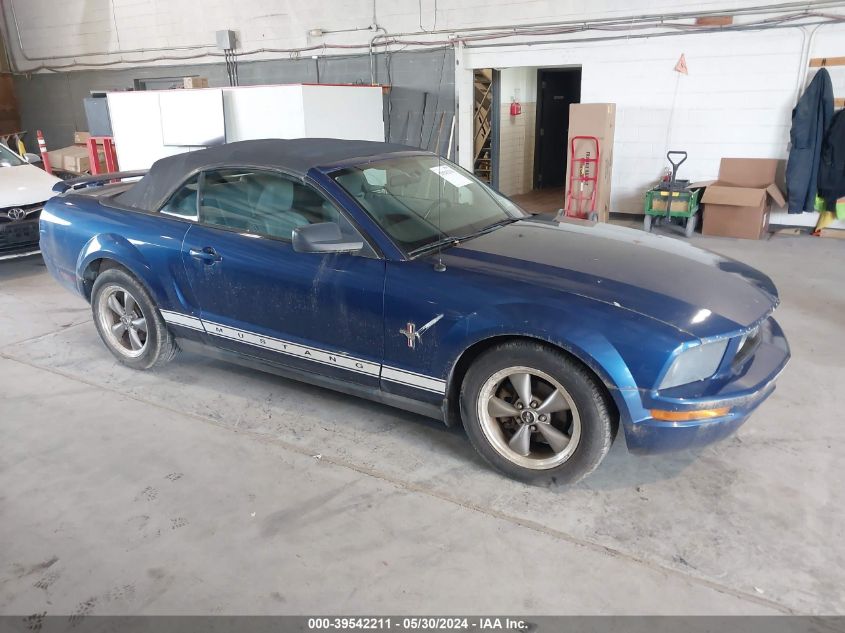 2006 Ford Mustang V6 VIN: 1ZVHT84N765245059 Lot: 39542211