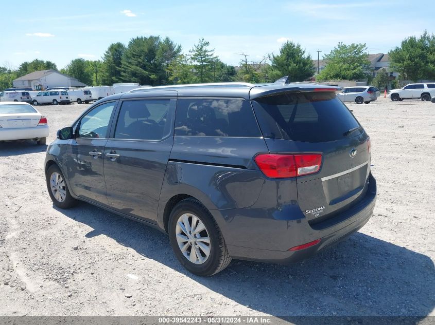 2016 Kia Sedona Lx VIN: KNDMB5C11G6180030 Lot: 39542243