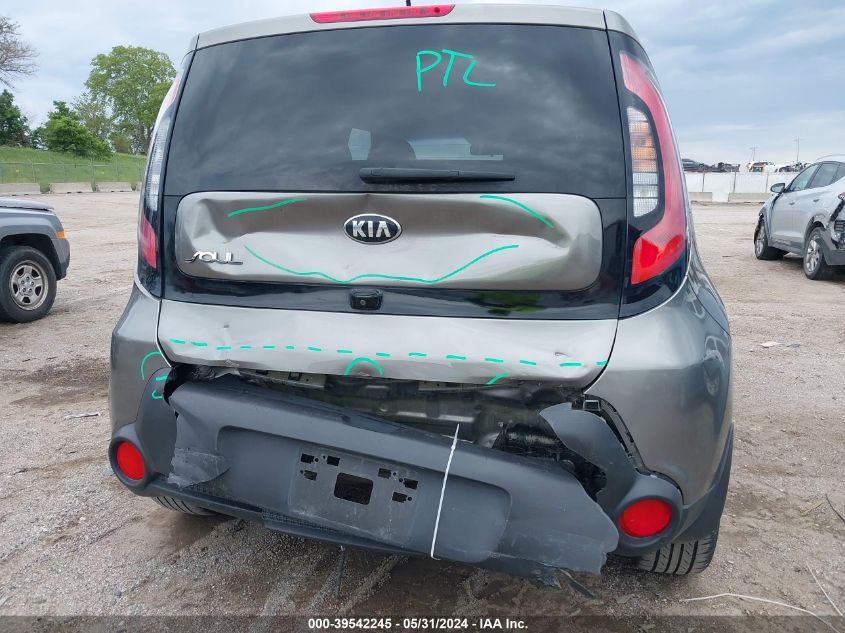 2015 Kia Soul + VIN: KNDJP3A59F7198248 Lot: 39542245