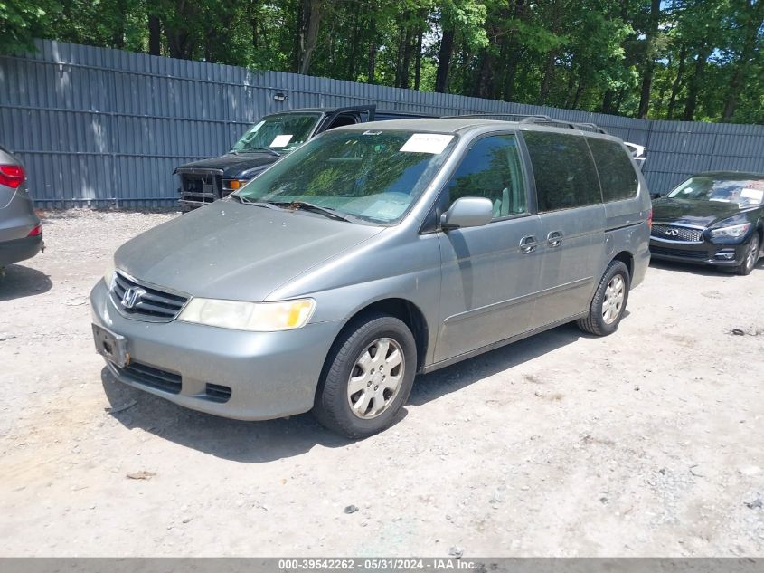 2002 Honda Odyssey Ex VIN: 5FNRL18612B018587 Lot: 39542262