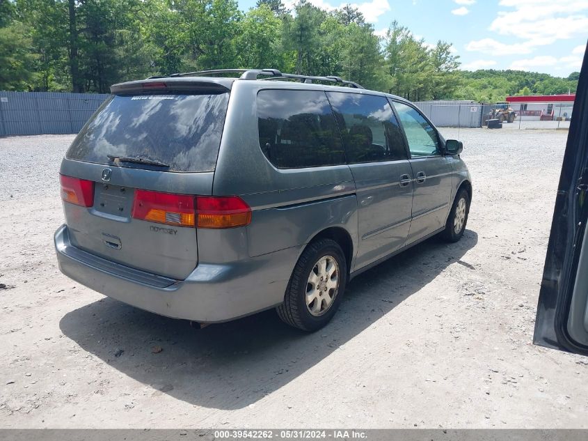 2002 Honda Odyssey Ex VIN: 5FNRL18612B018587 Lot: 39542262