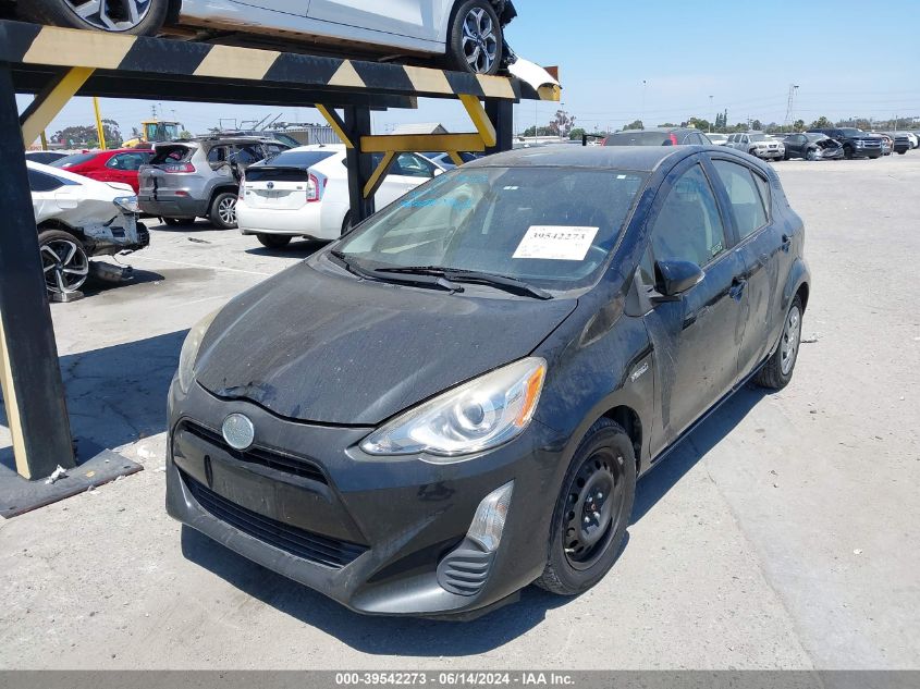 2016 Toyota Prius C Two VIN: JTDKDTB34G1121317 Lot: 39542273