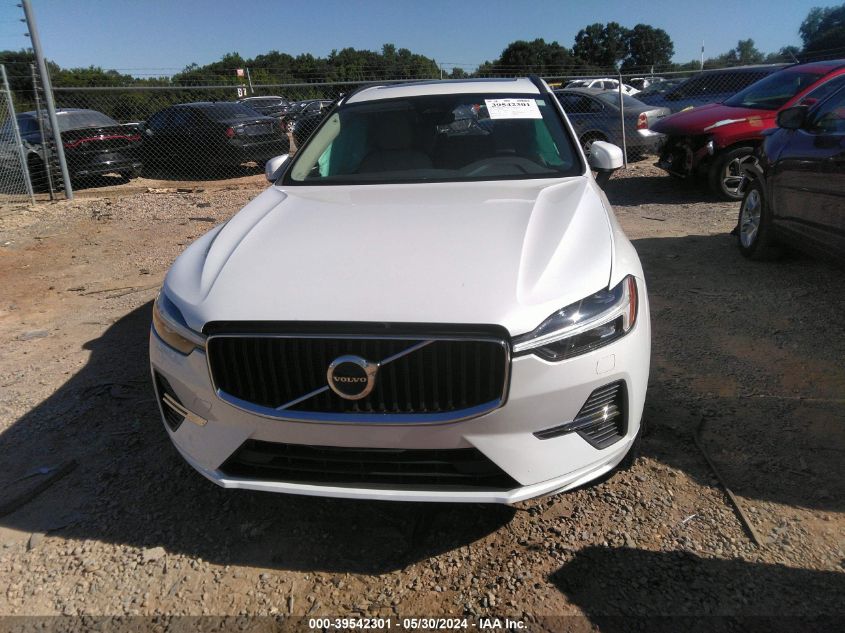 2022 Volvo Xc60 B5 Momentum VIN: YV4L12RK2N1074626 Lot: 39542301