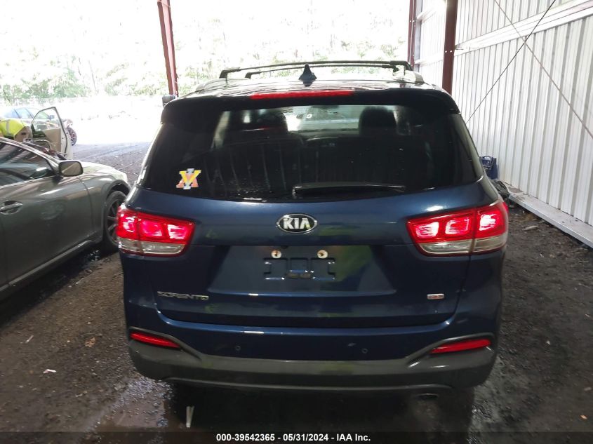 2018 Kia Sorento 2.4L Lx VIN: 5XYPG4A31JG427662 Lot: 39542365