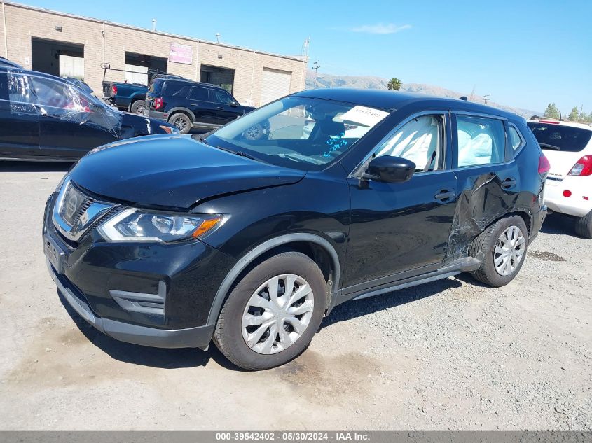 2017 Nissan Rogue S VIN: JN8AT2MT1HW403042 Lot: 39542402