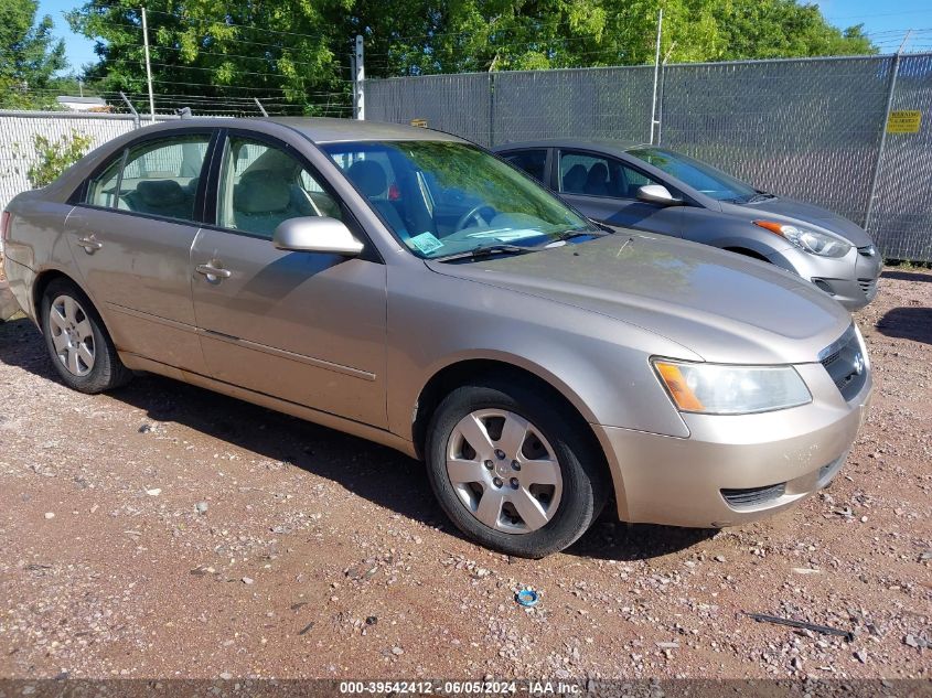 2008 Hyundai Sonata Gls VIN: 5NPET46C58H343813 Lot: 39542412