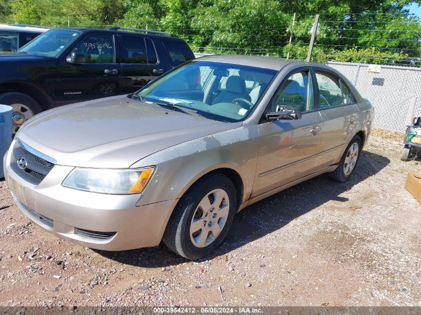 2008 Hyundai Sonata Gls VIN: 5NPET46C58H343813 Lot: 39542412