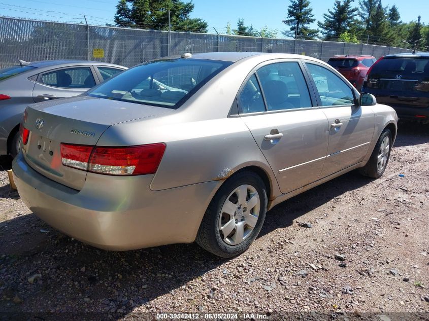 2008 Hyundai Sonata Gls VIN: 5NPET46C58H343813 Lot: 39542412