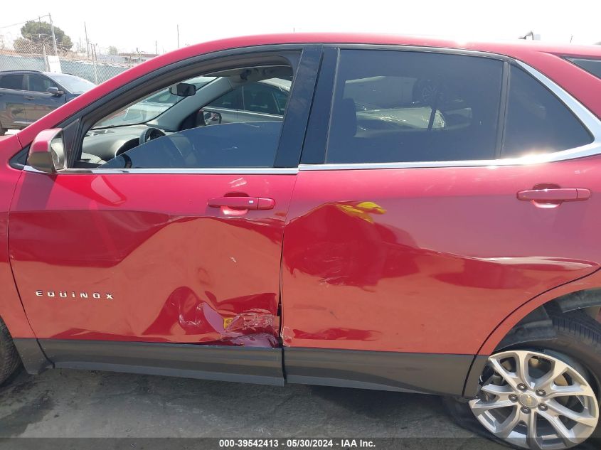 2020 Chevrolet Equinox Fwd Lt 1.5L Turbo VIN: 3GNAXKEV3LS569302 Lot: 39542413