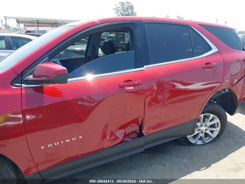 2020 Chevrolet Equinox Fwd Lt 1.5L Turbo VIN: 3GNAXKEV3LS569302 Lot: 39542413