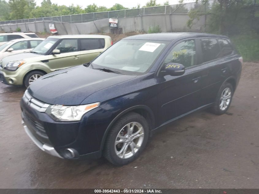 2015 Mitsubishi Outlander Se VIN: JA4AZ3A33FZ011691 Lot: 39542443