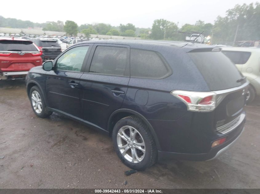 2015 Mitsubishi Outlander Se VIN: JA4AZ3A33FZ011691 Lot: 39542443