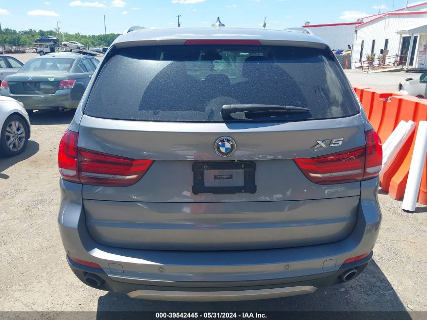 2015 BMW X5 xDrive35I VIN: 5UXKR0C53F0P08174 Lot: 39542445