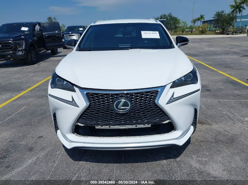 2017 Lexus Nx 200T F Sport VIN: JTJYARBZ7H2059317 Lot: 39542460