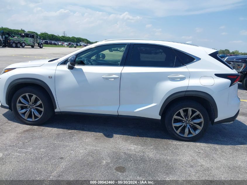 2017 Lexus Nx 200T F Sport VIN: JTJYARBZ7H2059317 Lot: 39542460