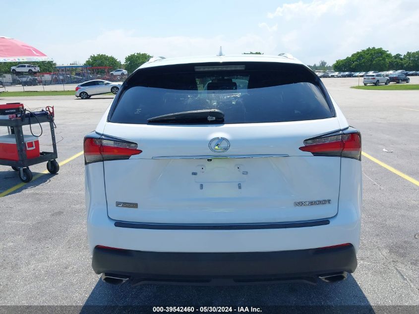 2017 Lexus Nx 200T F Sport VIN: JTJYARBZ7H2059317 Lot: 39542460