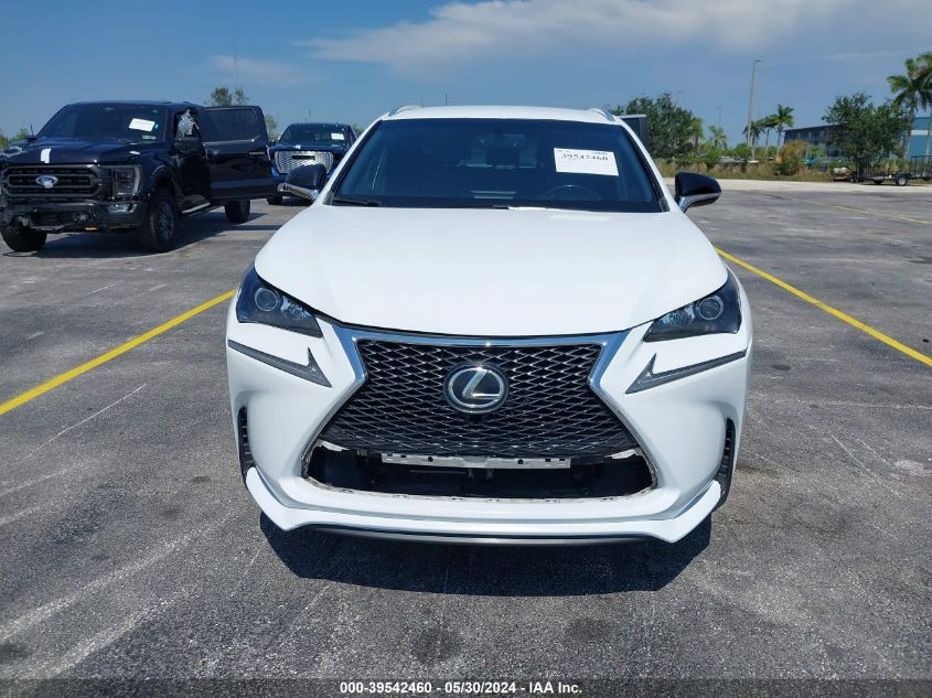 2017 Lexus Nx 200T F Sport VIN: JTJYARBZ7H2059317 Lot: 39542460