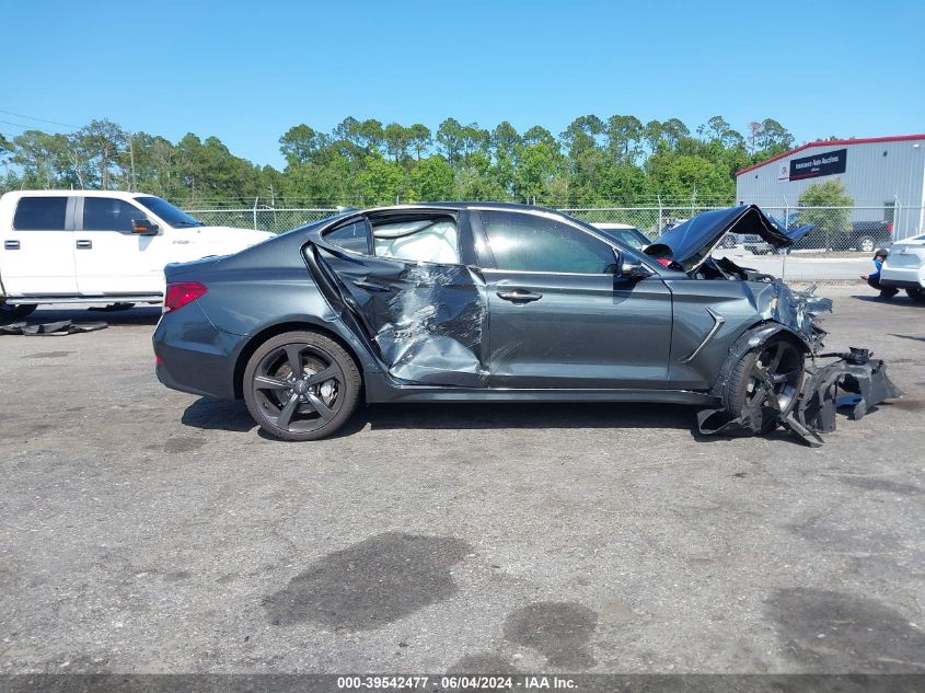 2020 Genesis G70 3.3T Rwd VIN: KMTG34LE2LU058176 Lot: 39542477