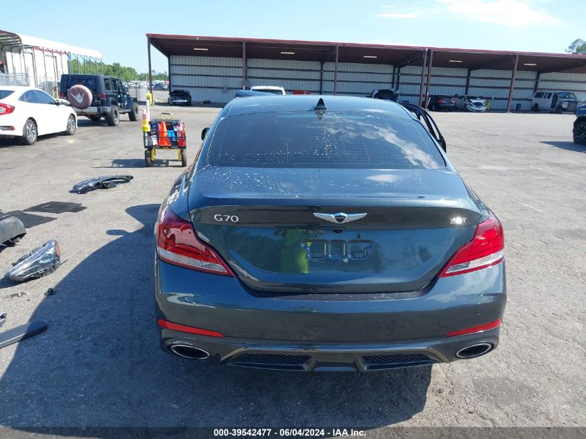 2020 Genesis G70 3.3T Rwd VIN: KMTG34LE2LU058176 Lot: 39542477