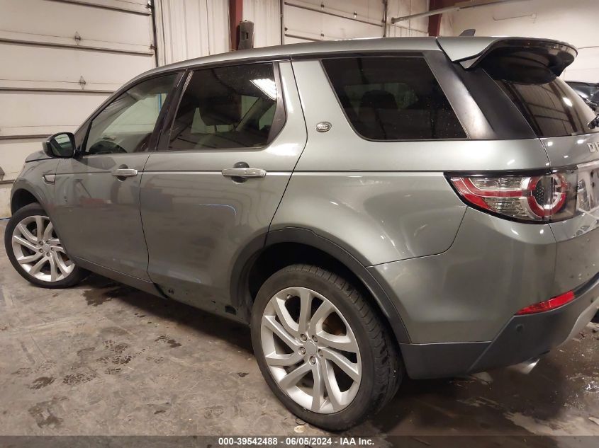 2016 Land Rover Discovery Sport Hse Lux VIN: SALCT2BG5GH546887 Lot: 39542488