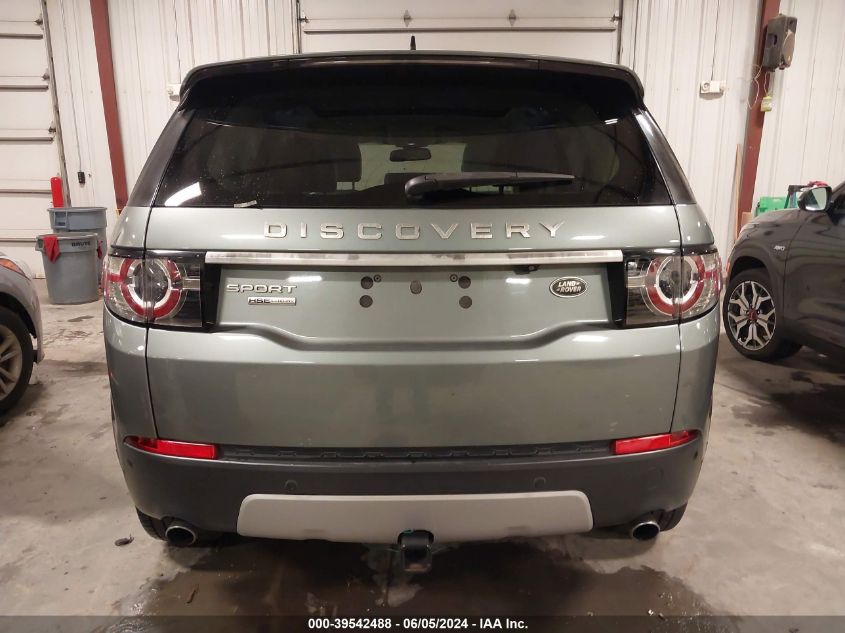 2016 Land Rover Discovery Sport Hse Lux VIN: SALCT2BG5GH546887 Lot: 39542488