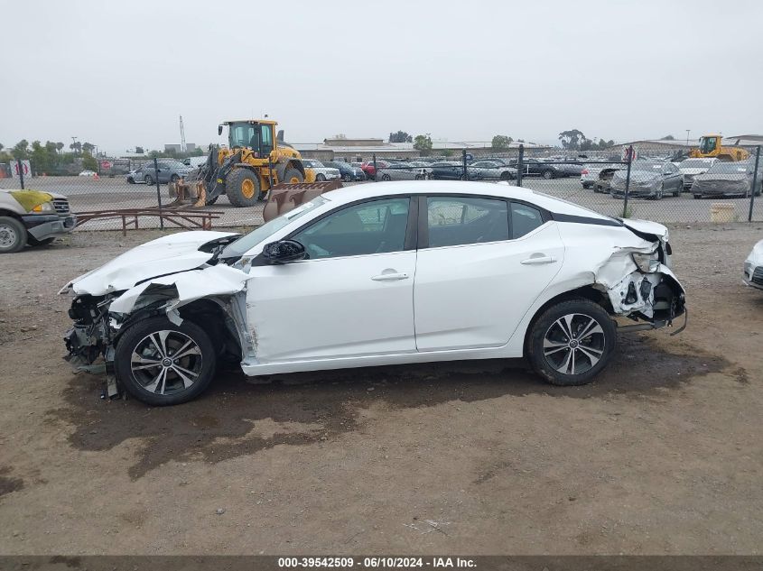 2020 Nissan Sentra Sv Xtronic Cvt VIN: 3N1AB8CV3LY218841 Lot: 39542509