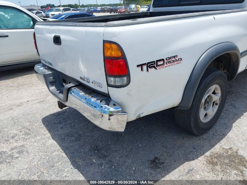 2002 Toyota Tundra Sr5 V8 VIN: 5TBBT44182S291897 Lot: 39542529