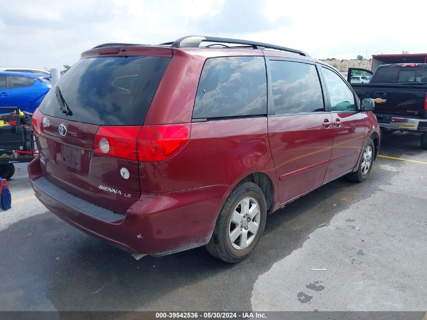 2007 Toyota Sienna Le VIN: 5TDZK23C97S090128 Lot: 39542536