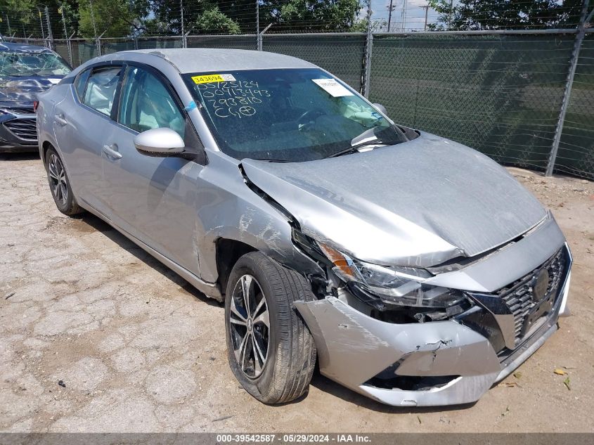 2021 Nissan Sentra Sv Xtronic Cvt VIN: 3N1AB8CV2MY293810 Lot: 39542587