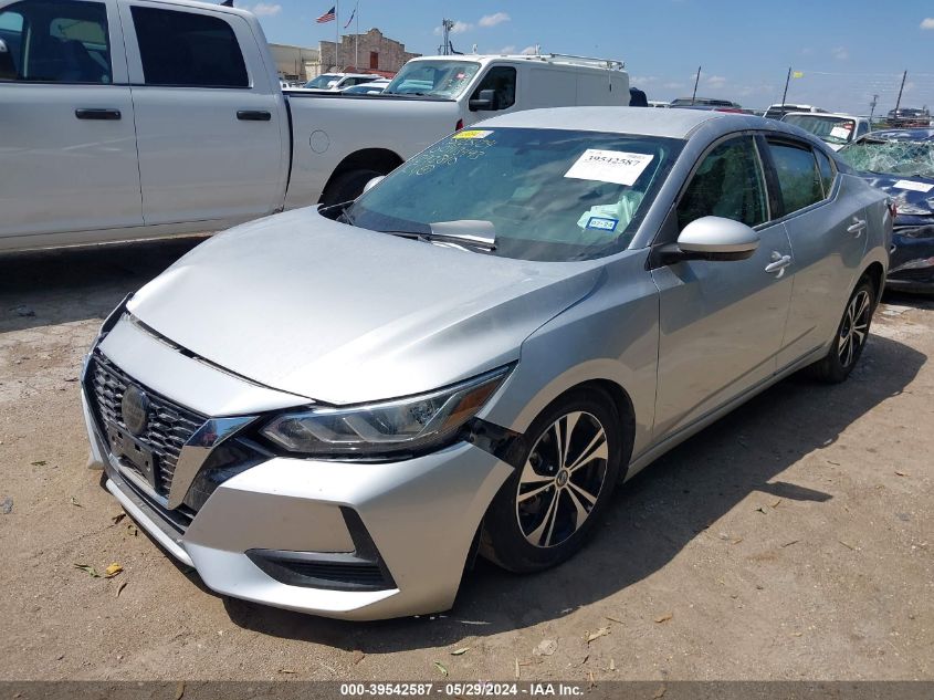 2021 Nissan Sentra Sv Xtronic Cvt VIN: 3N1AB8CV2MY293810 Lot: 39542587