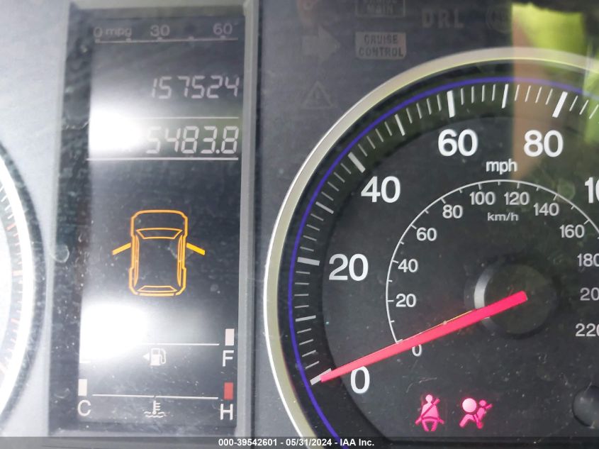 2009 Honda Cr-V Lx VIN: 5J6RE38389L014825 Lot: 39542601