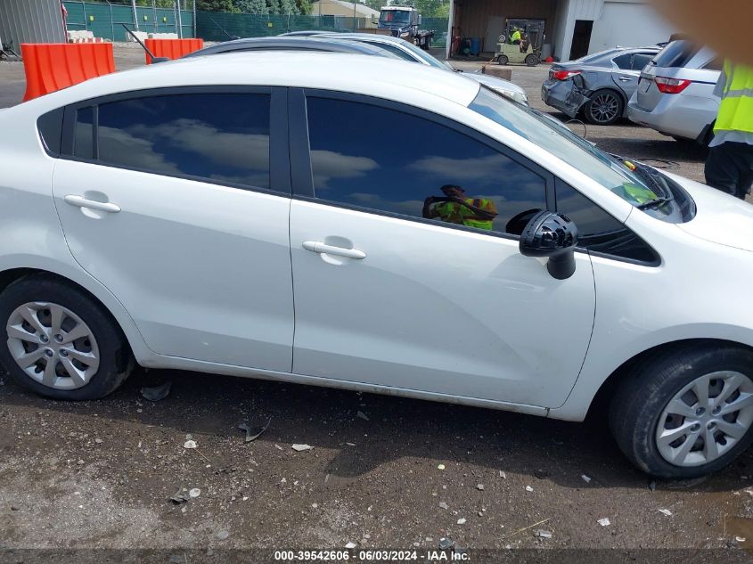 2013 Kia Rio Lx VIN: KNADM4A31D6120332 Lot: 39542606