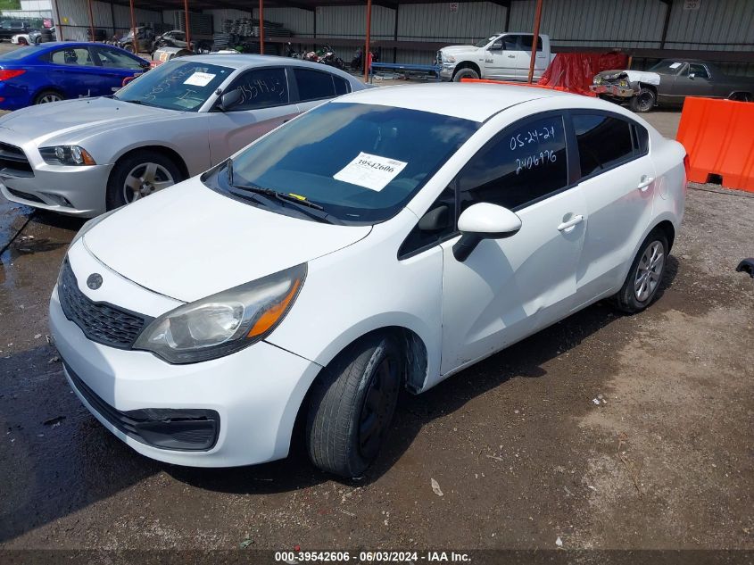 2013 Kia Rio Lx VIN: KNADM4A31D6120332 Lot: 39542606