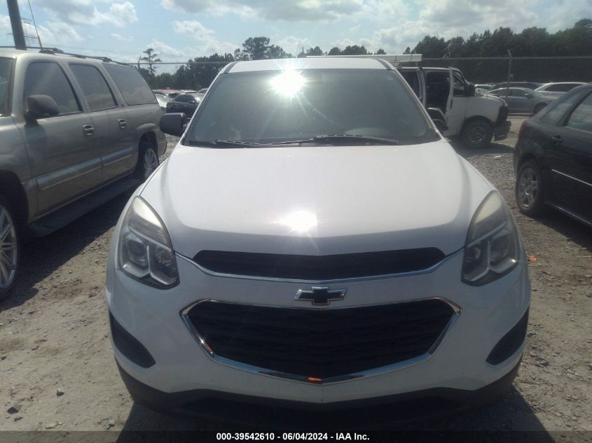 VIN 2GNALBEKXH1566742 2017 CHEVROLET EQUINOX LS