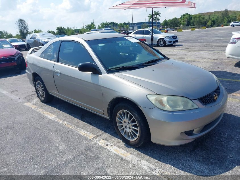 2005 Honda Civic Lx VIN: 1HGEM22515L052663 Lot: 39542622