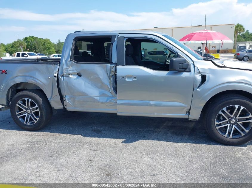 2022 Ford F150 Supercrew VIN: 1FTEW1C53NKF16267 Lot: 39542632