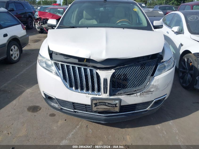 2012 Lincoln Mkx VIN: 2LMDJ6JK3CBL01284 Lot: 39542647