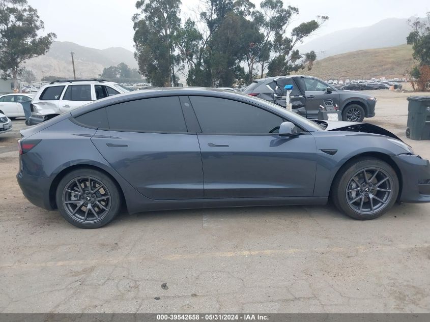 5YJ3E1EA0PF489968 2023 Tesla Model 3 Rear-Wheel Drive