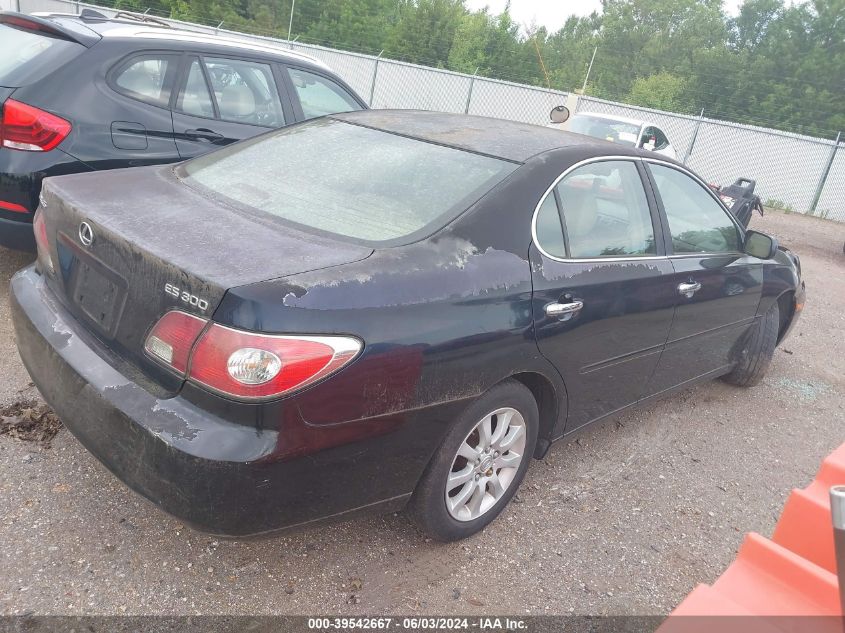 2003 Lexus Es 300 300 VIN: JTHBF30G135041605 Lot: 39542667